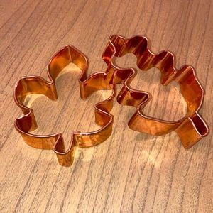 Large copper cookie cutters